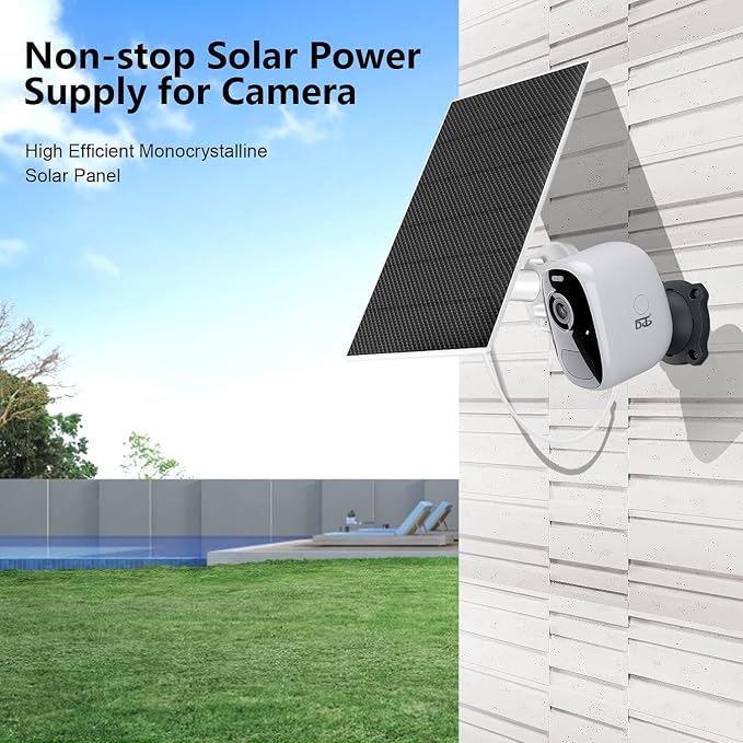 DCT Solar Panel for Security Camera, 5W - Image 2