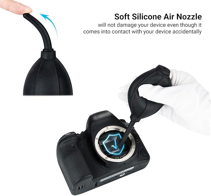 Soft Tip Silicone Super Air Blower Blaster Pump Dust Cleaner Include Micro - Image 4