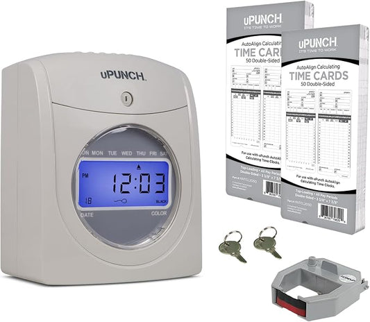uPunch HN2500 Calculating Time Clock Bundle by uPunch