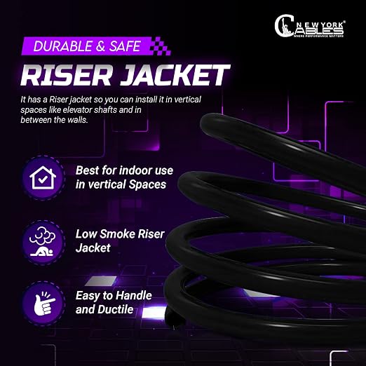 NewYork Cables | CAT6 Ethernet Cable 1000ft | Bulk Riser 23AWG, UTP 4 Pairs - Image 4