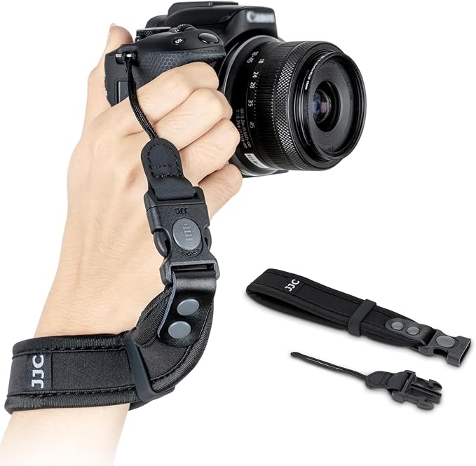 Upgraded Quick Release Soft Neoprene Camera Hand Wrist Grip Strap by Kiorafoto