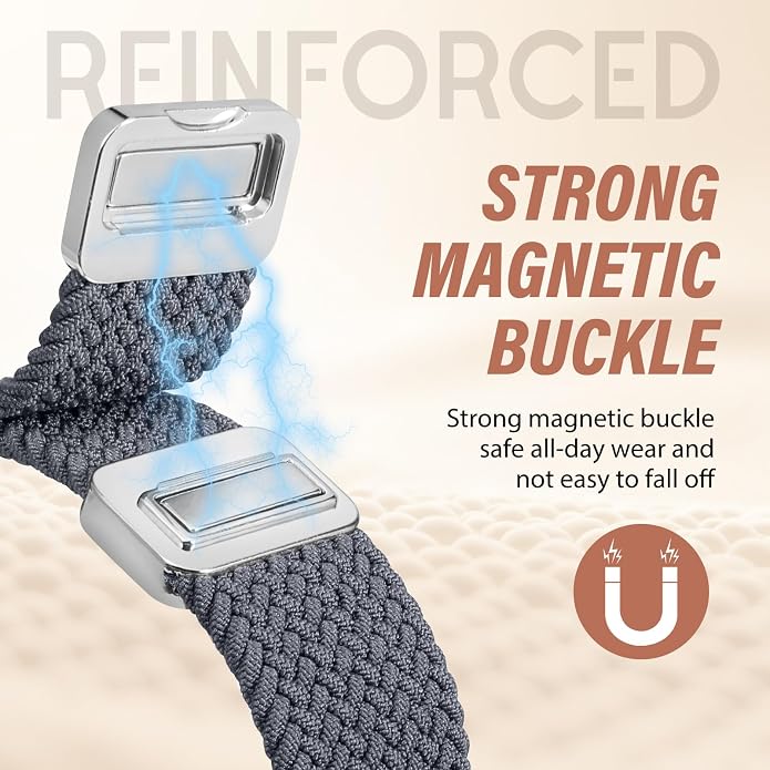 TOYOUTHS Braided Magnetic Band Compatible - Image 2