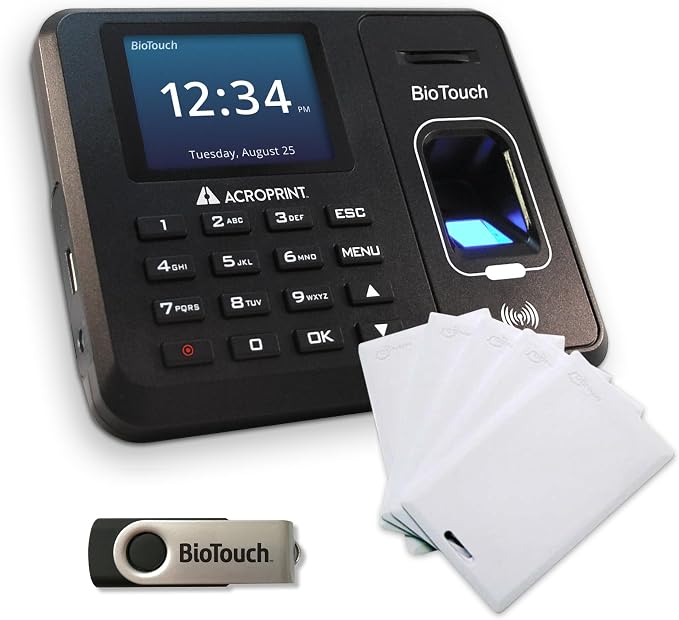 Acroprint BioTouch Self-Contained Automatic Biometric Fingerprint/Proximity - Image 4