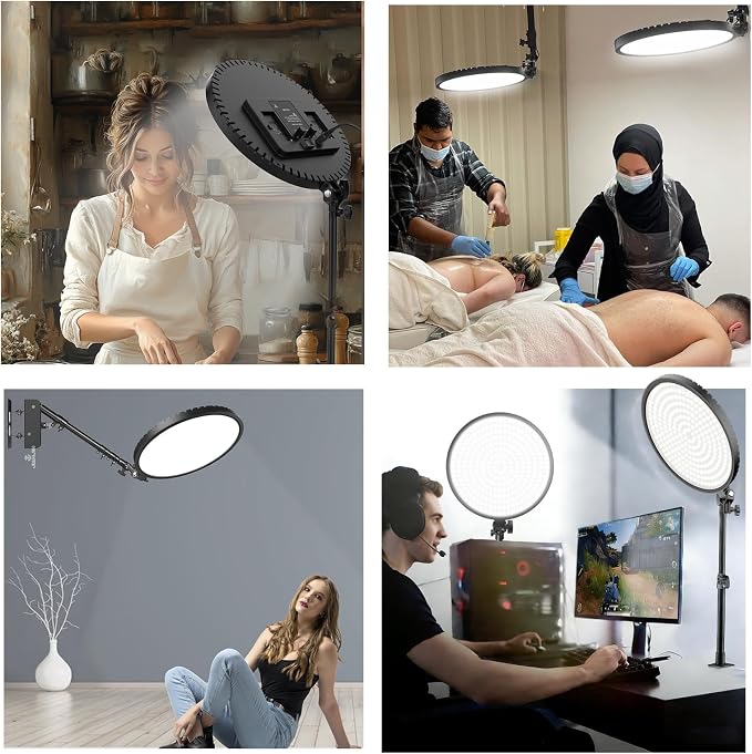 10 inch Light Kit, NO Wall Mount Triangle Boom Arm - Image 5