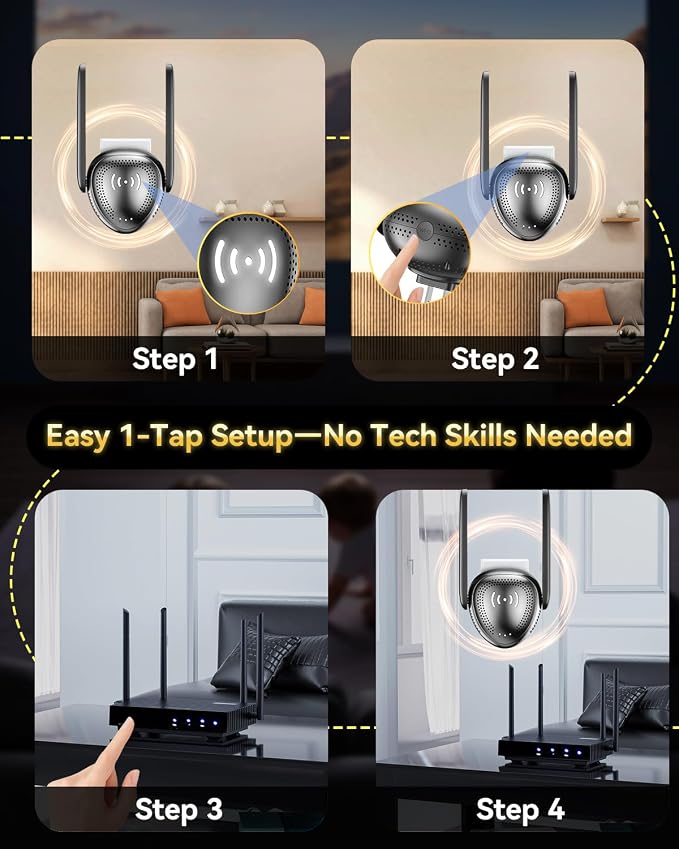 2026 Upgraded WiFi Extender for Home, High-Speed Wireless Internet Repeater - Image 5