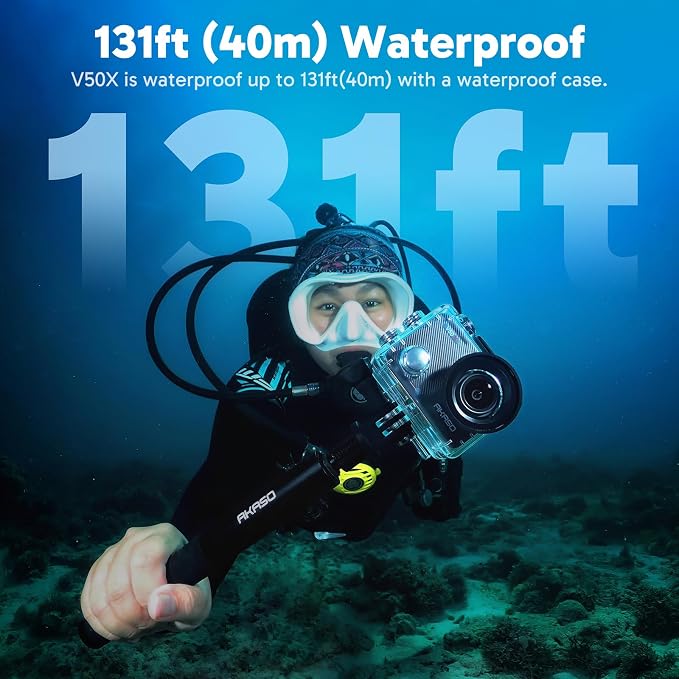 AKASO V50X Native 4K30fps WiFi Action Camera - Image 4