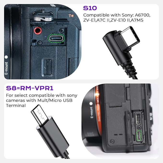 for Sony Camera Rechargeable Remote Shutter Release - Image 7