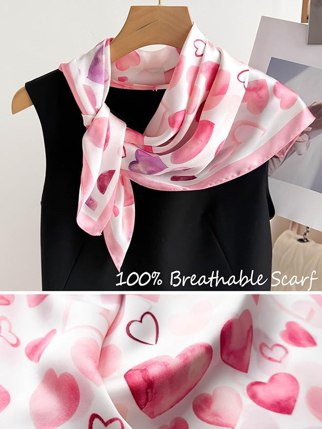 Silky Scarf for Women Lightweight Satin Bandanas Neck Hair Wrap For Sleeping - Image 4