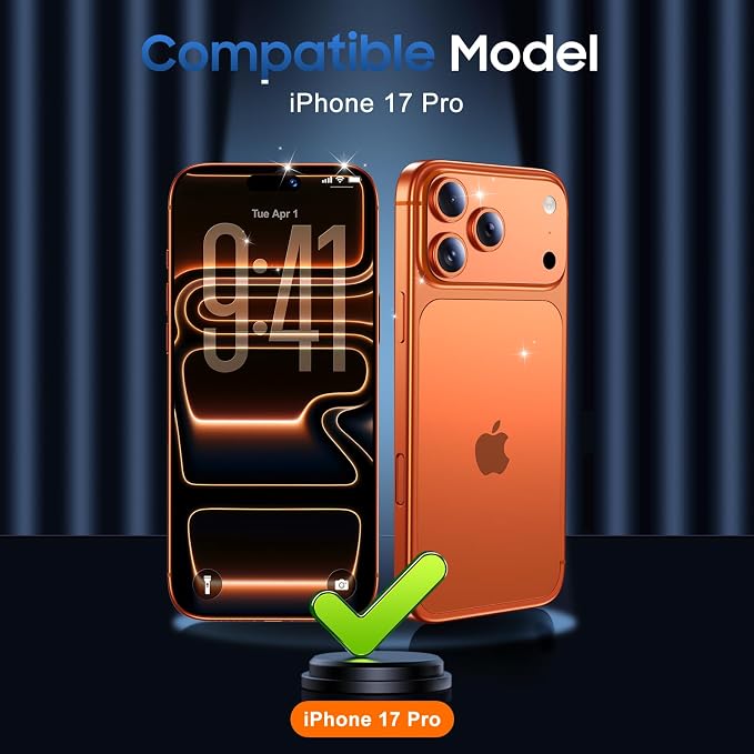 UniqueMe Compatible for 3 Pack iPhone 17 Pro Camera Lens Protector - Image 7