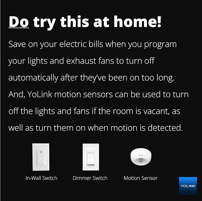 YoLink LoRa 1/4 Mile Wireless Range Smart Motion Detector, Indoor Motion Sensor - Image 9