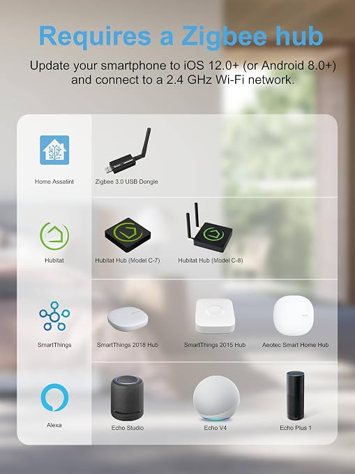EIGHTREE Zigbee Smart Plug 15A, Energy Monitoring,   Required - Image 3