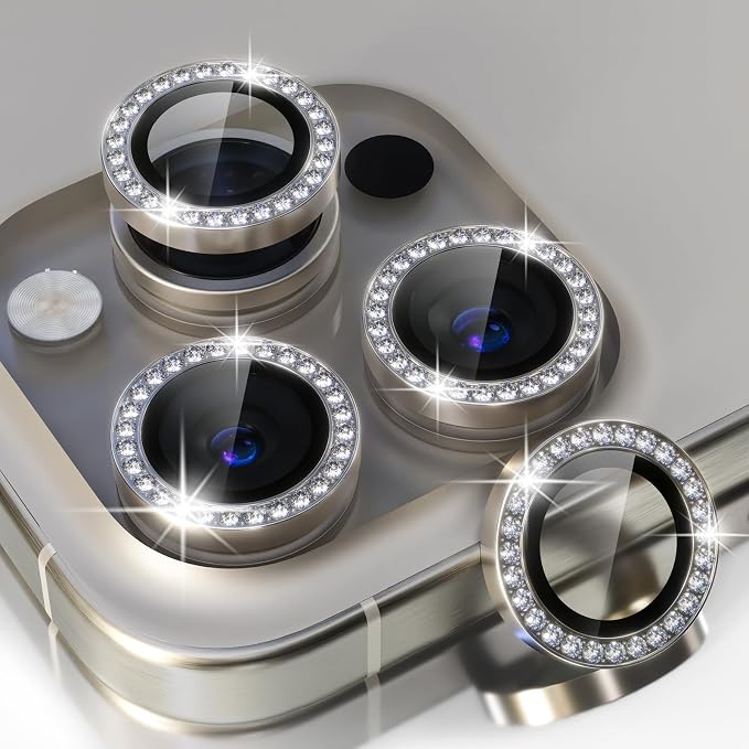 Choiche Compatible for iPhone 15 Pro/iPhone 15 Pro Max Camera Lens Protector by Choiche