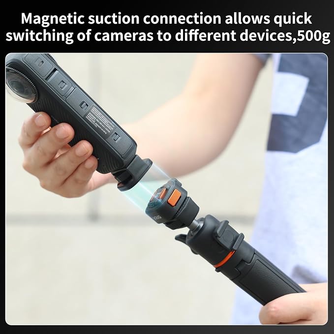 VRIG Camera Tripod Quick Release Plate Universal Mount Magnetic Base Adapter - Image 4