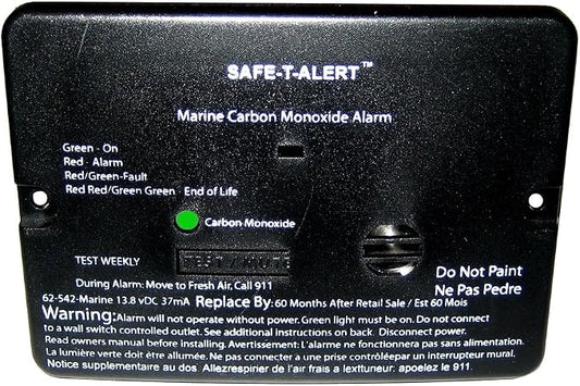 Safe-T-Alert 62 Series Carbon Monoxide Alarm - 12V - 62-542-Marine - Flush by SafeTAlert