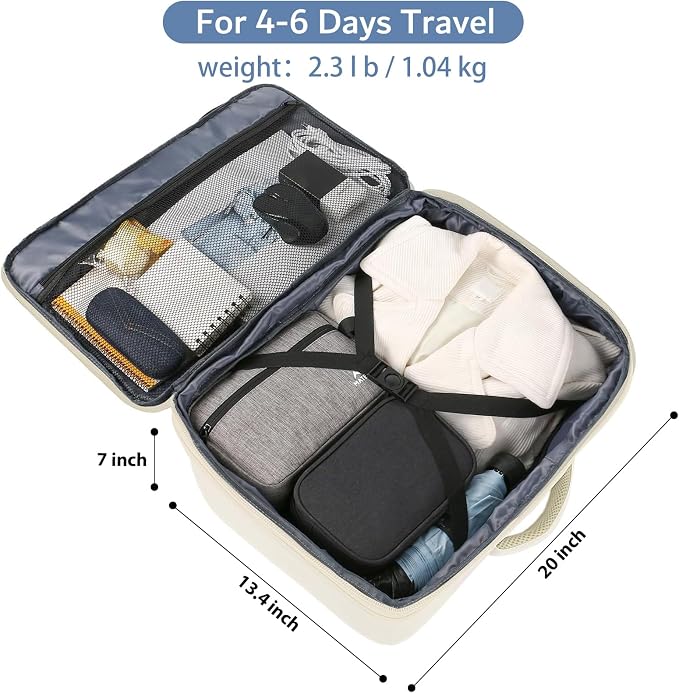 MATEIN Large Backpack for Travel Flight Approved, 45L Carry on Backpack - Image 4