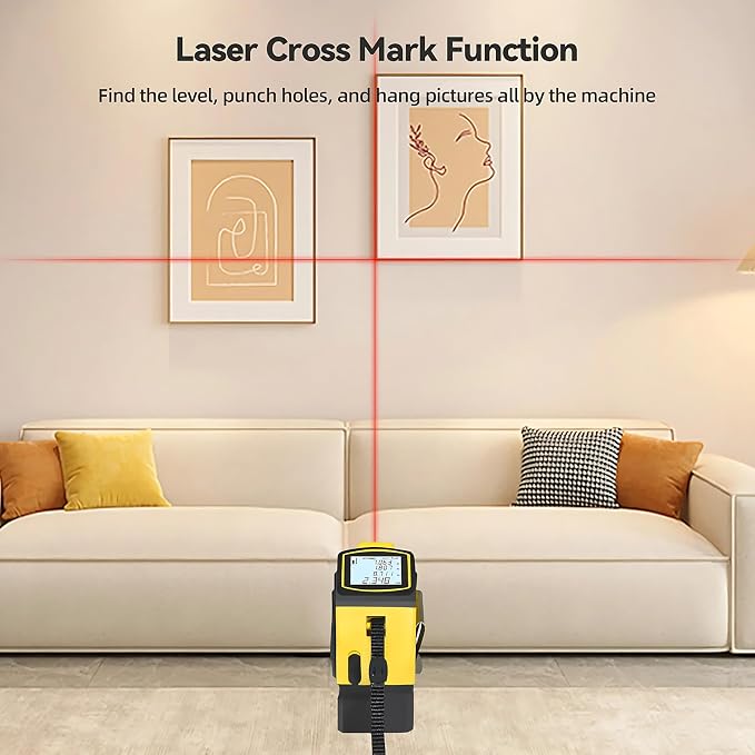 4-in-1 Digital Laser Tape Measure, 16FT Measuring Tape, 328ft Laser Distance - Image 9