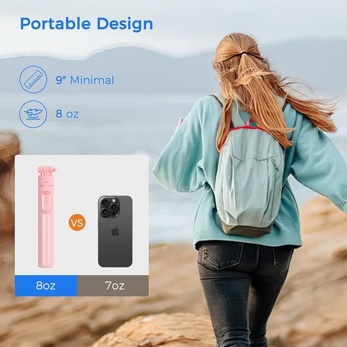 Selfie Stick Travel Tripod for Cell Phone - Image 5