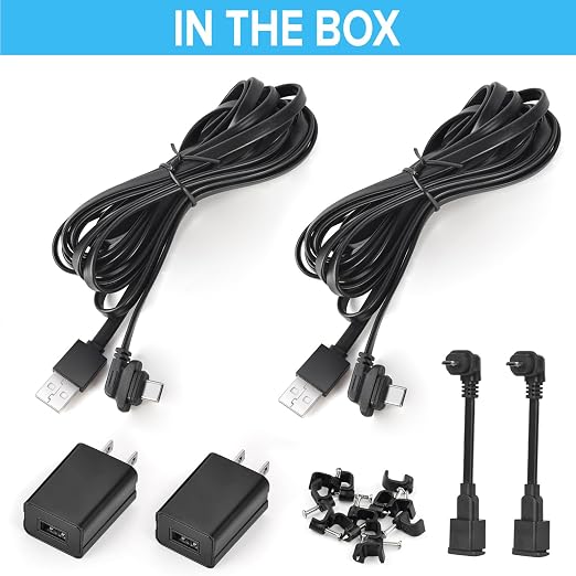 delilyn 2Pack 10ft/3m Power Cable and Adapter - Image 7