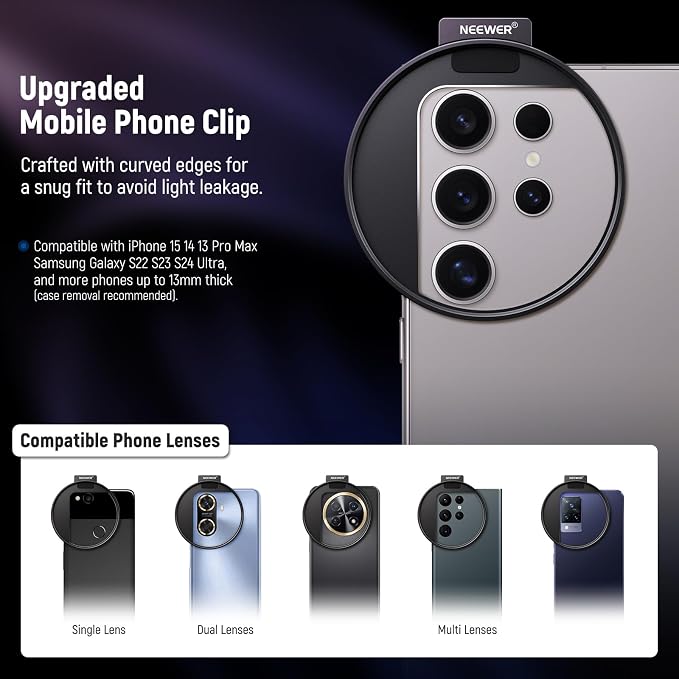 NEEWER 67mm Clip On Variable ND Filter Kit - Image 3