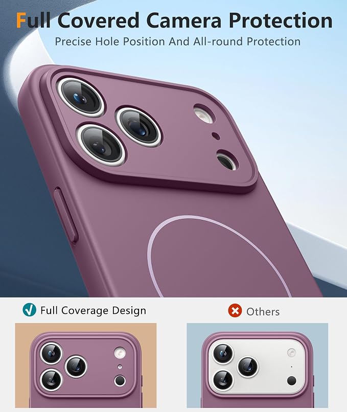 FNTCASE for iPhone 17 Pro Case: Integrated Silicone Phone Cases - Image 4