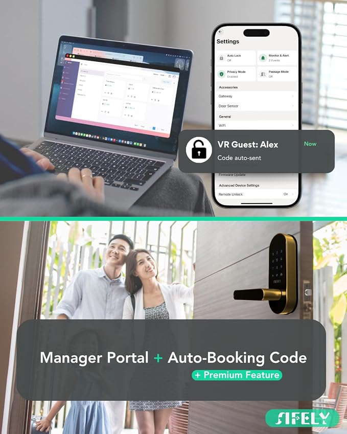 Keyless Entry Keypad Smart Door Lock - Image 8