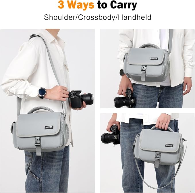 CADeN Camera Bag Case Shoulder Crossbody Bag Compatible - Image 4
