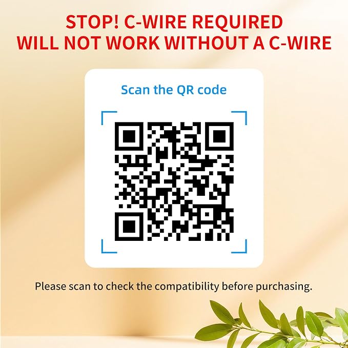 Smart Thermostat for House, WiFi Programmable Thermostat, Compatible - Image 2