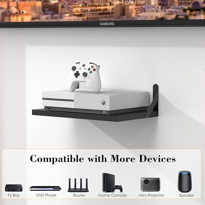 DAWASAPAT Mini Projector Shelf for Wall Mount, 15.7" x 9.8" Projector Holder - Image 7
