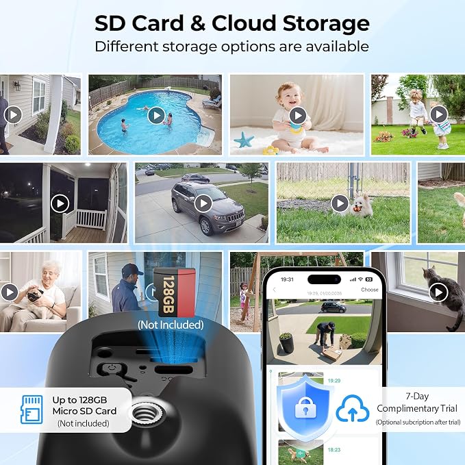 Security Cameras Wireless Outdoor 2K Solar Powered WiFi Cameras - Image 7