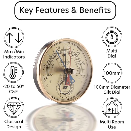 Brannan Max Min Thermometer and Hygrometer - Image 3