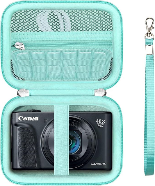 Hard Carrying Case for Canon PowerShot SX740 HS/ELPH 360 HS/ SX730 HS/ SX720 by Supmay