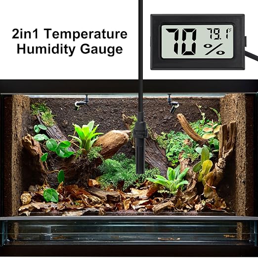 3Pcs Fahrenheit Thermometer Hygrometer Mini Digital - Image 6