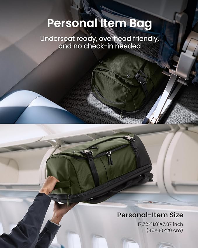 tomtoc Travel Backpack 28L, TSA Friendly Flight Approved Carry-on Luggage - Image 4