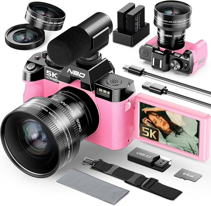NBD 5K Digital Cameras for Photography by NBDOfficialFlagship
