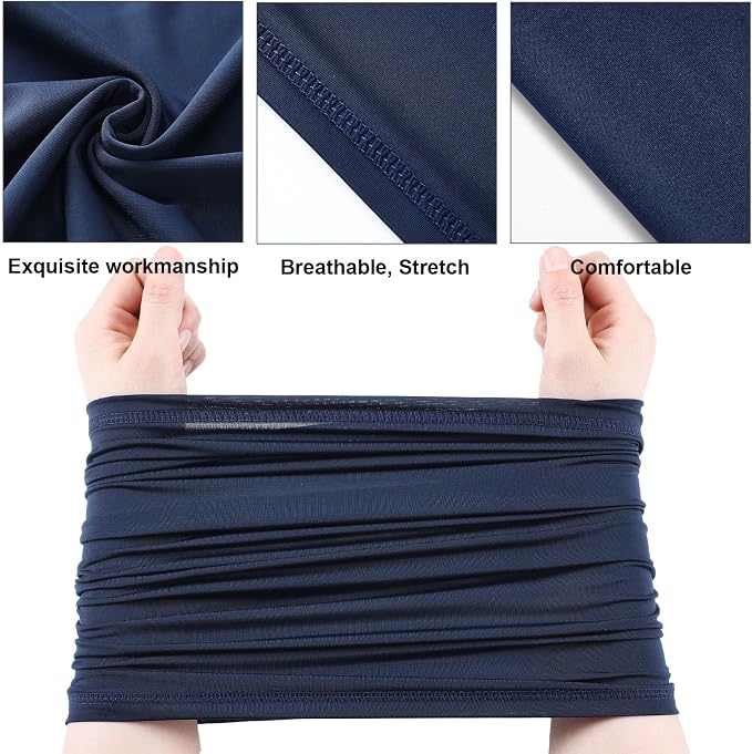 Geyoga 6 Pieces Summer UV Protection Cooling Neck Gaiter Face Clothing Neck - Image 5
