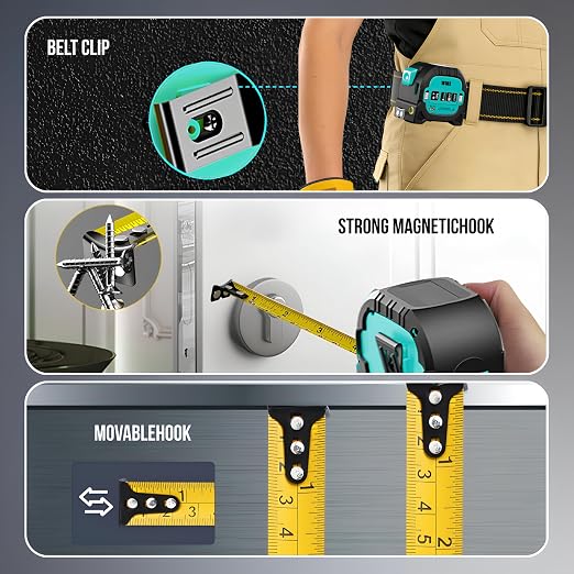 WIDX 3-in-1 Laser Tape Measure - Image 6