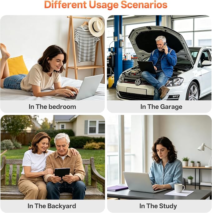 AC1200 WiFi Extender, Dual Band 5GHz & 2.4GHz WiFi Signal Booster, 3-in-1 - Image 5