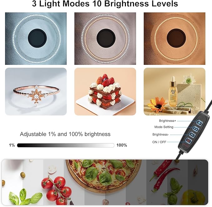 PULUZ Light Box Photography, 20x20 inch Portable Photo Studio Light Box - Image 2