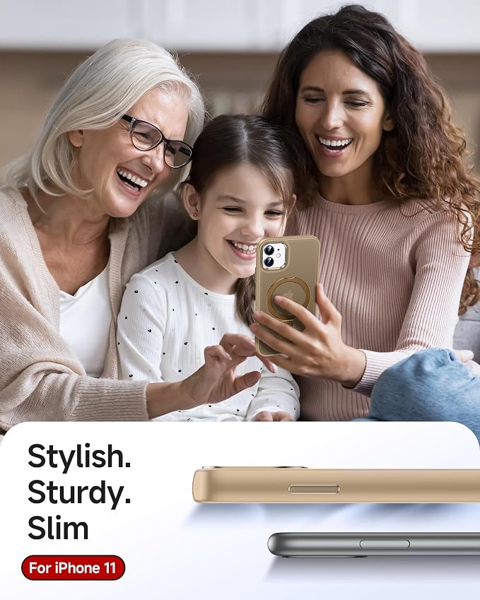LeYi for iPhone-11 Case Gold, - Image 6