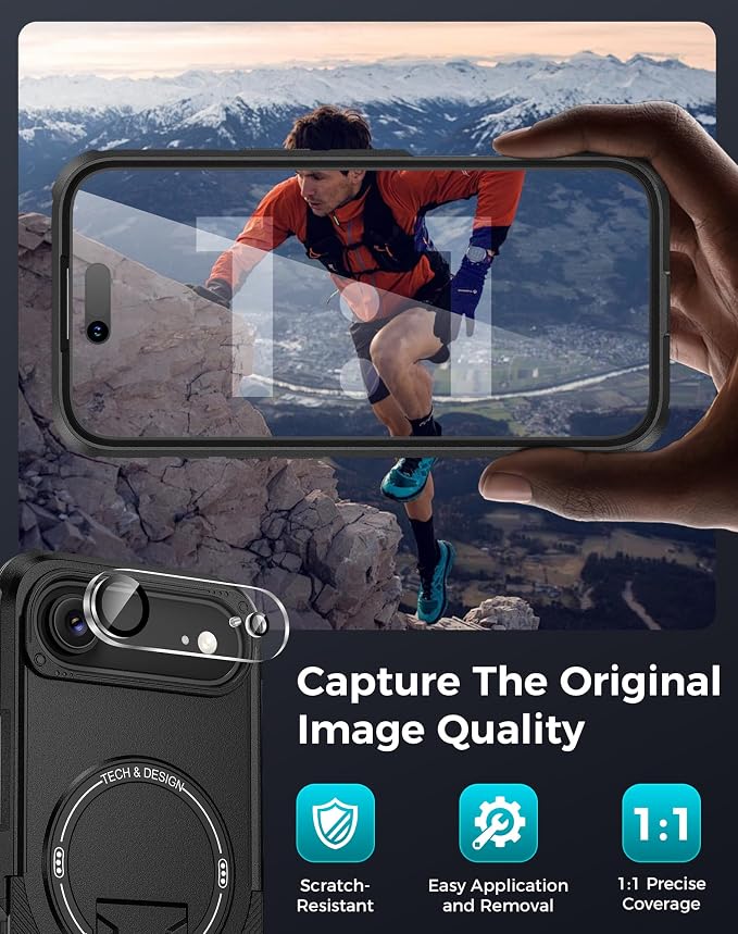 Goton for iPhone Air Case with Privacy Tempered Glass Screen Protector & Camera - Image 7