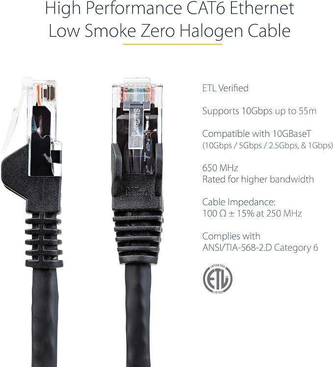 StarTech.com 50ft CAT6 Ethernet Cable - Image 4