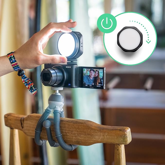 Joby Beamo Reel LED Light for Content Creator for Compact Mirrorless Cameras or - Image 7