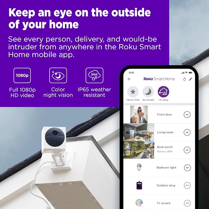 Roku Outdoor Camera for Home Security - Image 2