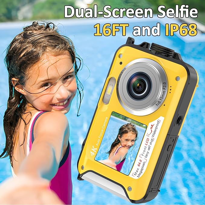 4K Digital Camera 16FT Underwater Camera - Image 2