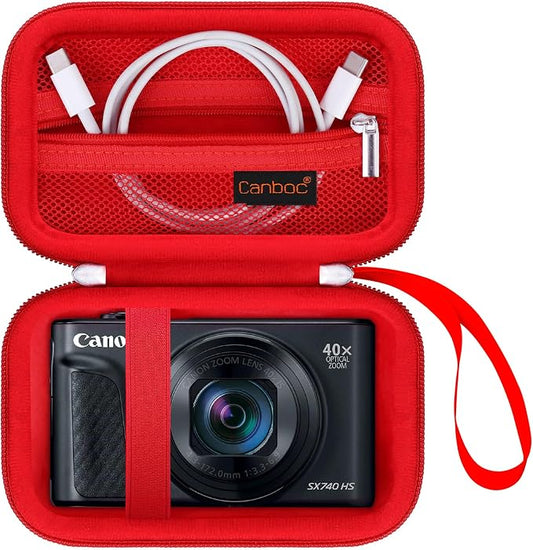 Canboc Carrying Case for Canon PowerShot SX740/ SX730/ SX720/ SX620/ G7X Mark by Canboc