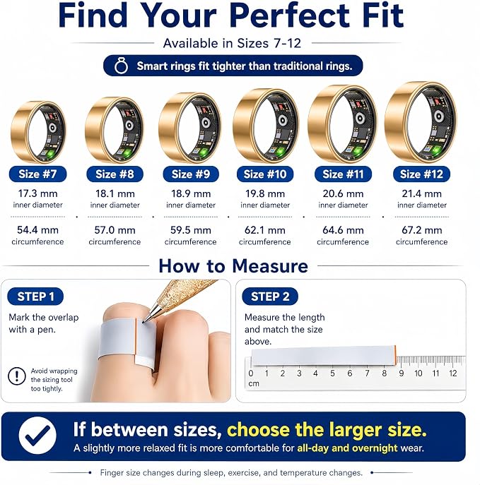 Smart Ring Health & Fitness Tracker - Image 2