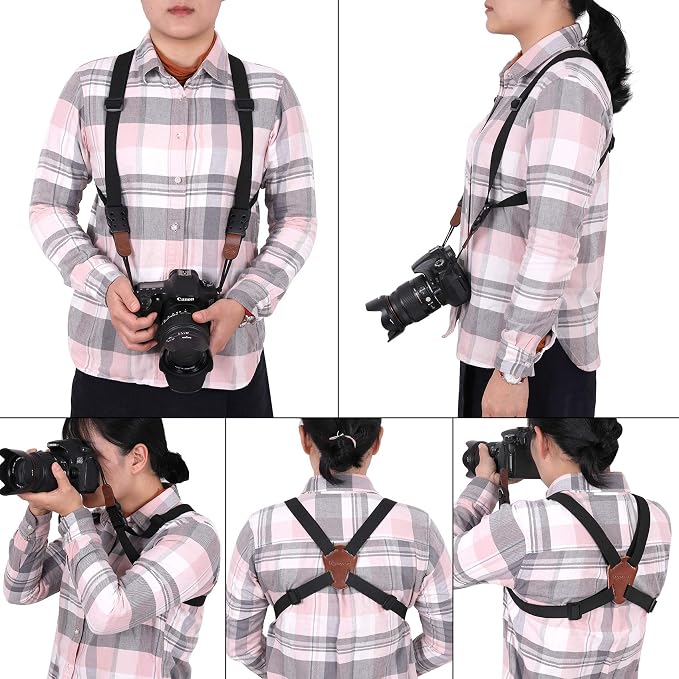 Vigorport Camera Strap, Cross Shoulder Straps - Image 5