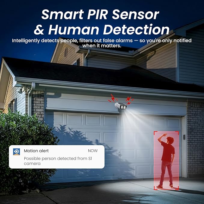 Cinnado Security Cameras Wireless Outdoor-2.4 GHz Wi-Fi Cameras - Image 6