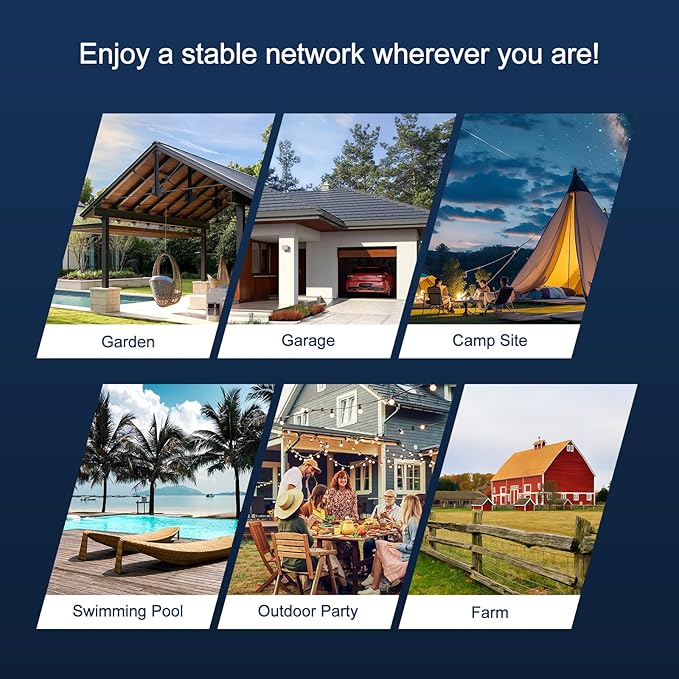 TODAAIR 2025 Outdoor WiFi Extender，IP65 Weatherproof，WiFi Booster and Signal - Image 5