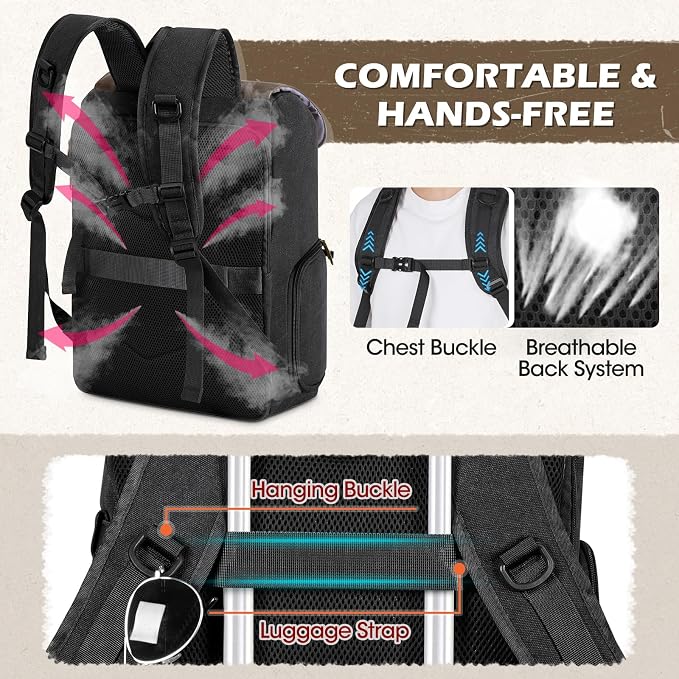 RAINSMORE Camera Bag Professional - Image 7